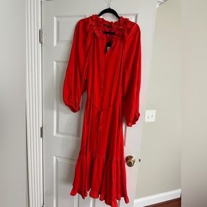 Red dress